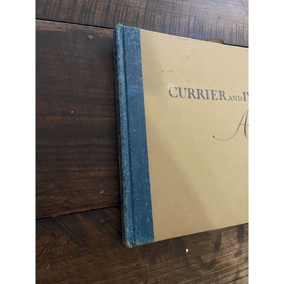 Vintage 1952 Currier and Ives America Table Top Book - Picture 3 of 12